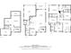 Detailed floor plans showcasing the layout of all levels of the home at 164 Inwood Walk, Woodstock, GA 30188