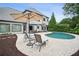 Relaxing backyard with a beautiful pool, patio, and lounge chairs perfect for outdoor enjoyment at 1800 Hunters Moon Dr, Alpharetta, GA 30005