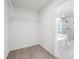 Walk-in closet located adjacent to the bathroom at 193 Treeline Trl, Canton, GA 30115