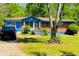 Charming single-story brick home with a blue trim, complemented by a well-maintained front yard at 1934 Apache Se Trl, Atlanta, GA 30316