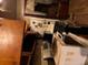 Kitchen space featuring outdated appliances and furnishings, reflecting the need for refurbishment at 1934 Apache Se Trl, Atlanta, GA 30316