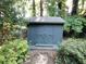 Outdoor storage shed surrounded by lush landscaping providing practical storage solutions at 2225 Harold Se Ln, Smyrna, GA 30080