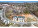 Aerial view of new construction townhomes in a developing neighborhood at 235 W Marietta St, Canton, GA 30114