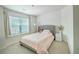 Bedroom featuring a large window, neutral walls, carpet, and decor at 4175 Spring Valley Cir, Tucker, GA 30084