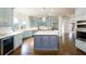Beautiful kitchen features a large island, stainless steel appliances, and custom cabinets at 2760 Sugarloaf Club Dr, Duluth, GA 30097