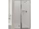 Shower stall with glass doors and white subway tile at 1089 Blue Juniper Cir, Loganville, GA 30052
