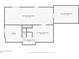Basement floorplan showing dimensions of unfinished spaces and storage at 6230 Lillie Ln, Cumming, GA 30040