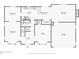 First floorplan showing the dimensions of kitchen, living room, and office spaces at 6230 Lillie Ln, Cumming, GA 30040