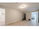 Basement featuring vinyl plank flooring, a fitness machine, and access to other rooms at 4096 Vinings Mill Se Trl, Smyrna, GA 30080