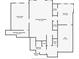 Basement floor plan featuring a bonus room, finished and unfinished areas, and a bathroom, offering versatile space at 4096 Vinings Mill Se Trl, Smyrna, GA 30080