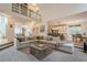 Spacious living room with a large sectional sofa, open to the dining and kitchen areas at 4096 Vinings Mill Se Trl, Smyrna, GA 30080