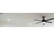 Ceiling fan with black blades at 219 Poplar Nw St, Lilburn, GA 30047