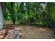 Backyard view with perimeter fence and privacy at 5640 Redan Cir, Stone Mountain, GA 30088