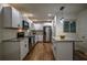 Modern kitchen featuring granite countertops, stainless steel appliances, and a functional island at 5640 Redan Cir, Stone Mountain, GA 30088