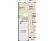Downstairs floorplan displaying the kitchen, dining room, Gathering room, and garage at 1726 Gunnin Nw Trce # 231, Atlanta, GA 30318