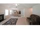 Open concept, with the kitchen dining area and living room all connected in one open space at 2374 Brandenberry Ct, Decatur, GA 30034