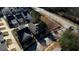 An aerial shot displays the home, surrounding streets, nearby houses, and the general layout of the neighborhood at 5114 Arnold St, Covington, GA 30014
