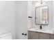 Stylish bathroom featuring modern fixtures, vanity with storage, and sleek mirror at 105 Georgia Se Ave # 4, Atlanta, GA 30312
