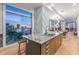 Modern kitchen with granite countertops, stainless steel appliances, and stunning city views at 45 Ivan Allen Jr Nw Blvd # 2505, Atlanta, GA 30308