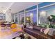 Bright, open living room with floor to ceiling windows and a beautiful city view at 45 Ivan Allen Jr Nw Blvd # 2505, Atlanta, GA 30308