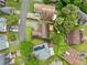 Aerial view of a well-maintained neighborhood with lush greenery and neatly arranged homes at 1237 Hunters Dr, Stone Mountain, GA 30083