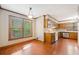 Eat-in kitchen with stainless steel appliances and natural light at 1237 Hunters Dr, Stone Mountain, GA 30083