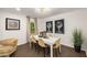 Elegant dining room featuring a large table and chairs, perfect for entertaining guests at 3536 Redwine Ct, Atlanta, GA 30344