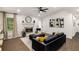 Cozy living room featuring a fireplace, stylish decor, and comfortable seating at 3536 Redwine Ct, Atlanta, GA 30344