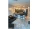 Modern kitchen featuring stainless steel appliances, granite countertops, and a breakfast bar at 870 Mayson Turner Nw Rd # 1102, Atlanta, GA 30314