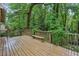 Expansive wooden deck with lush green surroundings perfect for relaxing and enjoying nature at 1215 Vista Leaf Dr, Decatur, GA 30033