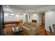 Spacious finished basement with a pool table, fireplace, and comfortable seating area at 2637 Morningside Nw Trl, Kennesaw, GA 30144