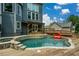 Backyard featuring inground pool and spa at 2637 Morningside Nw Trl, Kennesaw, GA 30144