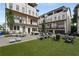 Relaxing courtyard with modern seating arrangements and attractive townhome exteriors, perfect for community gatherings at 2347 Hosea L Williams Ne Dr # 11, Atlanta, GA 30317