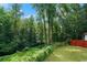 Expansive backyard with lush greenery and mature trees for privacy at 3012 Dempsey Pl, Lawrenceville, GA 30044