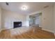 Spacious living room with hardwood floors and fireplace at 3135 Washington Rd, Atlanta, GA 30344