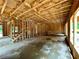 Interior framing featuring exposed wood and beams and stairs allows for customization to suit any buyer's needs at 731 Crest Line Trl, Powder Springs, GA 30127