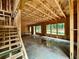 Interior framing featuring exposed wood and beams and stairs allows for customization to suit any buyer's needs at 731 Crest Line Trl, Powder Springs, GA 30127