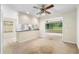The dining room overlooks the kitchen and sun room creating a spacious entertaining area at 2135 Knighton Dr, Atlanta, GA 30349