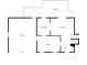 Layout of the first floor with garage, dining room, living room, kitchen, and foyer at 5760 Windermere Ct, Lithonia, GA 30038