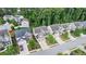 Aerial view of neighborhood homes, showcasing well-maintained properties and mature trees at 2013 Chesley Dr, Austell, GA 30106