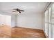 Bright and airy living room featuring hardwood floors and ample natural light at 2611 Leeshire Ct, Tucker, GA 30084