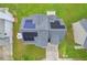 Birds eye view of a house with solar panels on the roof at 4092 Arabian Way, Snellville, GA 30039