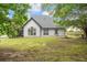 Beautiful backyard showcasing the home's exterior, a spacious yard, and mature trees at 530 Georgian Hills Dr, Lawrenceville, GA 30045