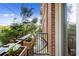 Balcony view showcasing the outdoor flower box, and the surrounding scenery at 2277 Peachtree Ne Rd # 302, Atlanta, GA 30309
