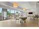 Community clubhouse with dining area and access to the outdoor pool at 2277 Peachtree Ne Rd # 302, Atlanta, GA 30309