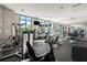 Well-equipped gym with lots of windows and a variety of exercise equipment at 2277 Peachtree Ne Rd # 302, Atlanta, GA 30309
