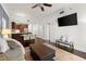 Comfortable living room boasts an open floor plan, a dining area and tons of space at 2277 Peachtree Ne Rd # 302, Atlanta, GA 30309
