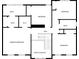 Second floor layout showing the primary bedroom, three bedrooms, three bathrooms and walk-in closet at 5804 Fairwood Nw Cir, Acworth, GA 30101