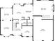 First floor plan showing kitchen, office, garage and living spaces with dimensions at 11260 Havenwood Dr, Johns Creek, GA 30097