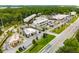 Aerial view of townhomes and commercial properties nearby at 1529 Liberty Nw Pkwy, Atlanta, GA 30318